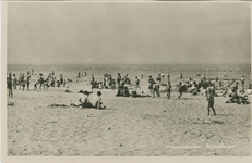 VRO-P-174 Vrouwenpolder, Strandleven. Strandgezicht bij Vrouwenpolder