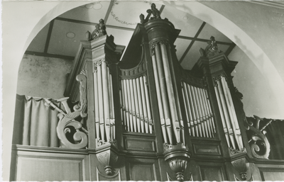 WIL-P-4 Orgel Kerk te Wilhelminadorp. Het orgel van de Nederlandse Hervormde kerk aan de Brugstraat te Wilhelminadorp
