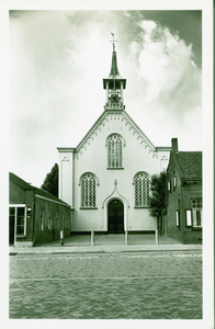 WKN-1 Wissenkerke, Ned. Herv. Kerk. De voormalige Nederlandse Hervormde kerk aan de Voorstraat te Wissenkerke