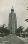 WKP-P-12 Westkapelle, Vuurtoren. De vuurtoren aan de Kerkeweg te Westkapelle, gezien vanaf de Zuidstraat