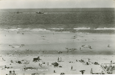 ZOU-P-95 Zoutelande - Biggekerke, Zeegezicht. De zee en het strand ter hoogte van Zoutelande - Biggekerke