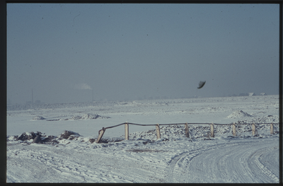 OT-8-49 Sneeuwlandschap in de Nieuw-Neuzenpolder bij Terneuzen