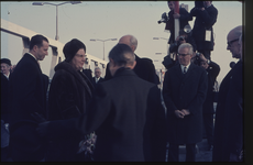 OT-8-7 Opening van het vernieuwde Kanaal van Gent naar Terneuzen door Koning Boudewijn van België en Koningin Juliana