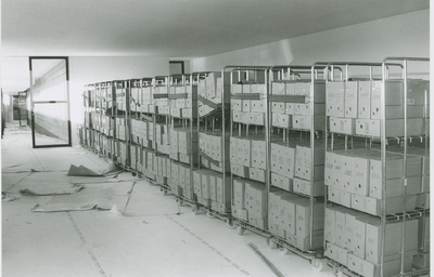 1959 Interieur van het stadskantoor aan het Oostelijk Bolwerk te Terneuzen