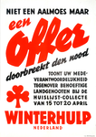 126 Niet een aalmoes maar een offer, doorbreekt den nood - Winterhulp Nederland