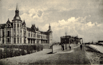 1301 'Vlissingen, Grand Hôtel met Villa's'. Boulevard Evertsen, het Grand Hotel des Bains (later Britannia), geopend op ...