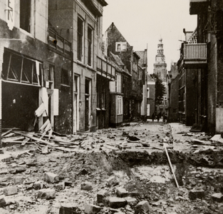 1517 Tweede Wereldoorlog. De Sarazijnstraat tijdens de oorlog van 1940-1945