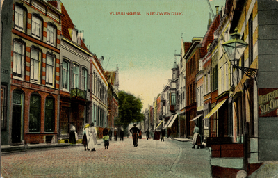 1768 'Vlissingen. Nieuwendijk', gezien vanaf de Zeilmarkt