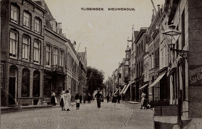 1799 'Vlissingen. Nieuwendijk', gezien vanaf de Zeilmarkt