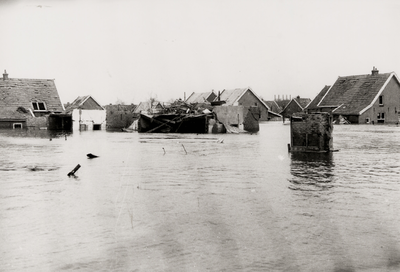 1805 Tweede Wereldoorlog. Tuindorp na de inundatie