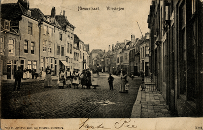 2019 'Nieuwstraat. Vlissingen' gezien in de richting van de Walstraat