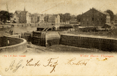 2513 'Wester Haven. Vlissingen.' De Engelse- of Vissershaven met op de achtergrond de Nieuwendijk en de Ballastkade. ...
