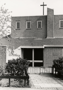 304 Het gebouw van de Nieuw Apostolische Kerk, Westerbaan 20 in West-Souburg