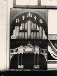 3097 Foto van het schilderij van het Van Os orgel in de St. Jacobskerk. Het orgel is verloren gegaan bij de grote brand ...