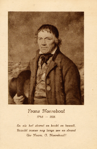 337 'Frans Naerebout 1748 - 1818' Herdenkingskaart 1818-1918