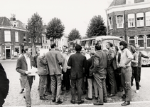 3389 Wilde staking bij de Kon. Mij. De Schelde, nadat ruim honderd stakende werknemers van Wilton Feijenoord uit ...