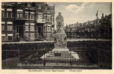 3426 'Standbeeld Frans Naerebout - Vlissingen' Beeldhouwer: A.G. van Lom. Onthuld op 9 aug. 1919 op Boulevard Bankert.