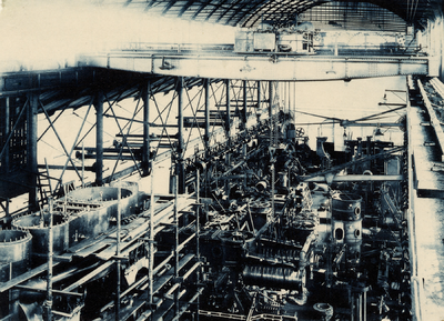3975 Interieur machinefabriek in Vlissingen uit 1882