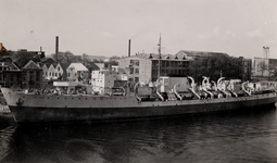 4120 Stoomvaart Maatschappij Zeeland (SMZ).De tot troepentransportschip verbouwde Prinses Beatrix bij terugkomst in 1946