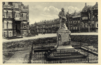 4358 'Vlissingen. Monument Naerebout' Beeldhouwer: A.G. van Lom. Standbeeld Frans Naerebout onthuld op 9 aug. 1919 op ...