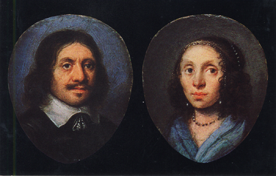 510 'Michiel A. de Ruyter en Cornelia Engels, gehuwd van 1636-1650, begraven in de Nieuwe Kerk te Amsterdam.'