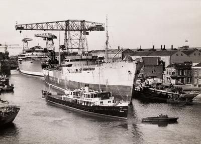 667 De 'Prins Willem I', veerboot van de Provinciale Stoombootdiensten in Zeeland, bouwnr.: 199, bouwjaar: 1933.In ...