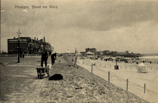 890 'Vlissingen, Strand met Villa's'Badstrand, Boulevard Evertsen, Boulevard Bankert en Boulevard de Ruyter.