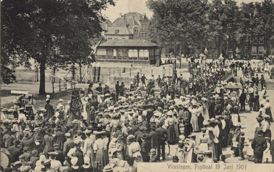 5156 'Vlissingen, Festival 19 Juni 1907' Festival ter gelegenheid van het 30 jarig bestaan van het Vlissings ...