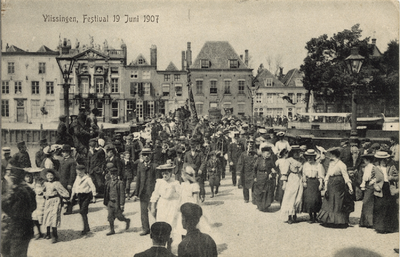 5157 'Vlissingen, Festival 19 Juni 1907' Festival ter gelegenheid van het 30 jarig bestaan van het Vlissings ...