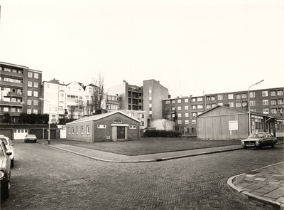 5658 Hoek Koestraat (rechts), Samaritaanstraat (links) met op de achtergrond de Gasthuisstraat