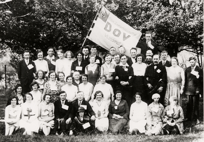 5662 De Vlissingse gemengde zangvereniging DOV (Door Oefening Verenigd), opgericht in 1921