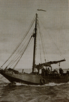 6449 De Arm.29, Willem ('Naegel') van Belzen. Het schip is in 1943 in het Veerse gat beschoten. Willem en Aart ('van ...