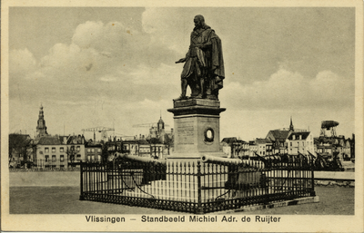 6761 'Vlissingen - Standbeeld Michiel Adr. de Ruijter'Standbeeld M.A. de Ruyter, Keizersbolwerk, Boulevard de Ruyter.