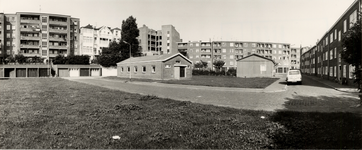 6813 De Koestraat (rechts), de Samaritaanstraat (onder) en de Gasthuisstraat (op de achtergrond van links naar rechts)