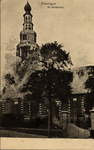 7346 'Brand van de St Jacobskerk met toren op 5 September 1911 te Vlissingen. Begin van den brand'