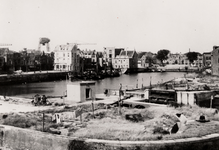 7543 Tweede Wereldoorlog. De Vissershaven gezien vanaf Boulevard de Ruyter