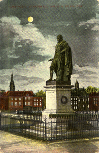 8300 'Vlissingen. Standbeeld van M.A. de Ruijter.'Standbeeld M.A. de Ruyter, Keizersbolwerk, Boulevard de Ruyter.