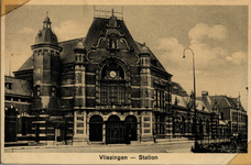 8706 'Vlissingen - Station' Het station aan de Buitenhaven, in dienst gesteld in 1894.