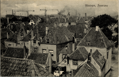 8846 'Vlissingen, Panorama' Panorama Slijkstraat en omgeving gezien vanaf Boulevard de Ruyter