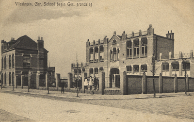 8942 Gereformeerde school in de Kasteelstraat, gebouwd in 1908