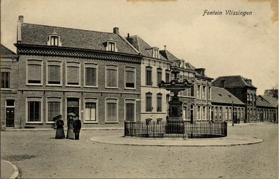 9906 'Fontein Vlissingen' opgericht 24 juli 1884 op het Betje Wolffplein, ter herinnering aan Elisabeth Wolff en Agatha ...