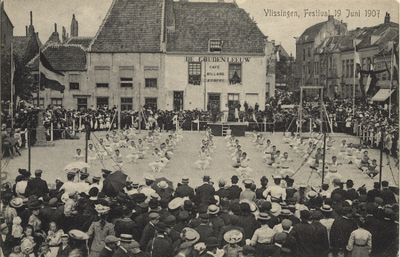 9964 'Vlissingen, Festival 19 Juni 1907' Festival ter gelegenheid van het 30-jarig bestaan van het Vlissings ...