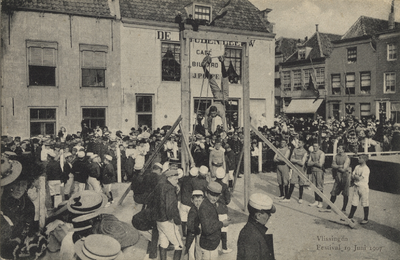 9976 'Vlissingen, Festival 19 Juni 1907' Festival ter gelegenheid van het 30-jarig bestaan van het Vlissings ...