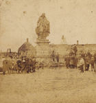 10306 Het standbeeld van M.A. de Ruyter op het De Ruyterplein. Onthuld op 25 aug. 1841 in aanwezigheid van koning ...