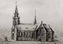 10396 De Sint Jacobskerk ca. 1750.
