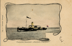 10425 'Provinciale Stoomboot: Zeeuwsch-Vlaanderen'Provinciale Stoombootdiensten in Zeeland (PSD) Bouwjaar 1891. ...