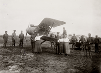 10595 Eerste Wereldoorlog. Groede, Duitse jacht- en verkenningsvliegtuig type Albatros DIII; gebruikt in 1917-1918