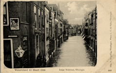10936 'Watervloed 12 Maart 1906. Lange Walstraat, Vlissingen'