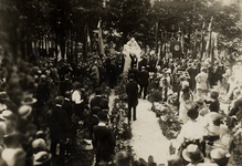 11252 Onthulling van het Belgisch oorlogsmonument ter herinnering aan de, in de oorlog 1914-1918 omgekomen ...