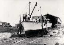 11651 Terrein van de Zeehondenwerf aan de zuidzijde van de Vissershaven. De Zeehondenwerf was de laatste van diverse ...